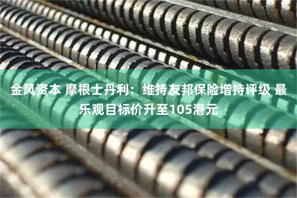 金风资本 摩根士丹利：维持友邦保险增持评级 最乐观目标价升至105港元