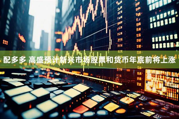 配多多 高盛预计新兴市场股票和货币年底前将上涨