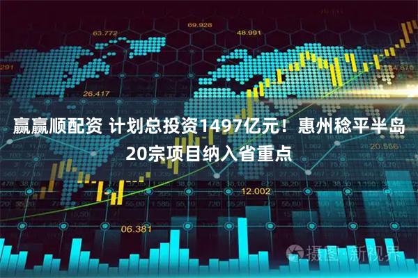 赢赢顺配资 计划总投资1497亿元！惠州稔平半岛20宗项目纳入省重点